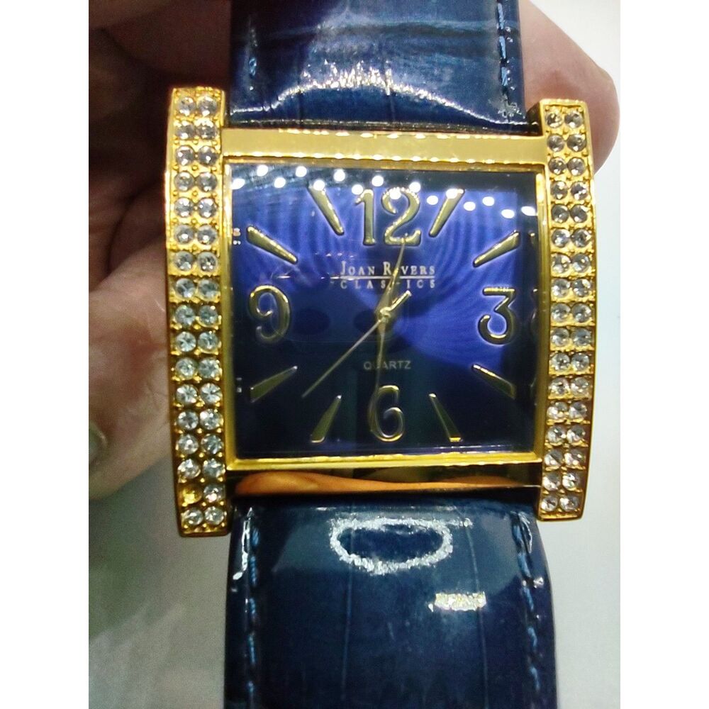 Joan Rivers Classics Ladies Purple Face Watch